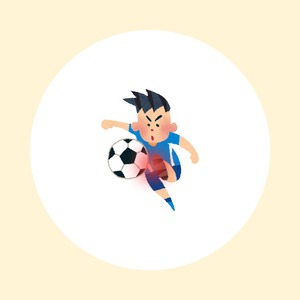 有痛性分裂膝蓋骨（膝のお皿の外側上が痛い・小学生〜中学生のスポーツ）
