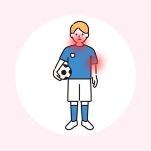 バーナー症候群（スティンガー：タックルや転倒で首から腕に電気が走る・しびれる）